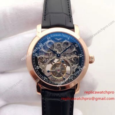 Swiss Fake AP Repetition Minutes Heures Sautantes Jules Audemars Skeleton Face